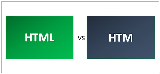 html and htm formats
