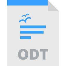 format d'extension odt