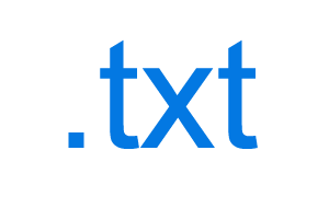 txt file extension format