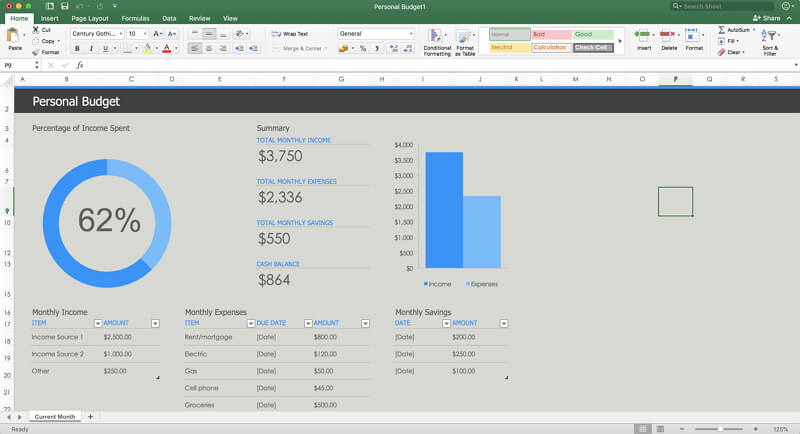 Abra arquivo do Excel no Mac