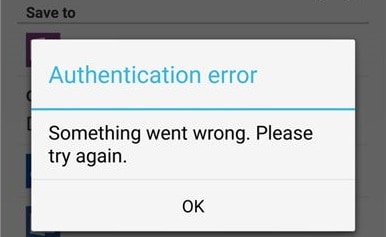 android photo saving error