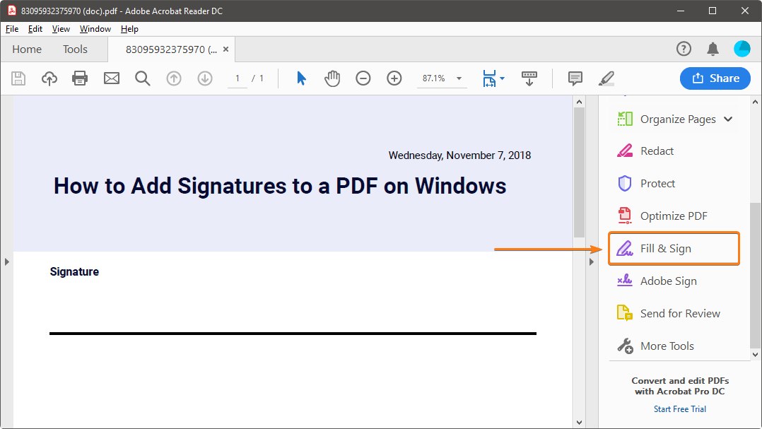 sign pdf form online free