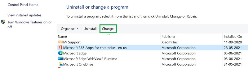 Um beschädigte Excel-Dateien zu reparieren, können Sie einfach die Systemsteuerung aufrufen und zu den Optionen "Programme und Funktionen" gehen.