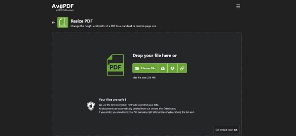 save pdf page with avepdf
