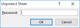 introduce la contraseña y pulsa 'ok' para continuar