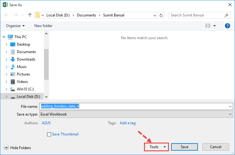 select tools to remove read only problem