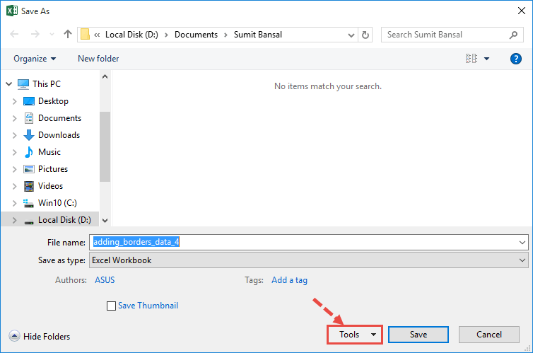 Tools zum Entfernen des Schreibgeschützt-Problems auswählen