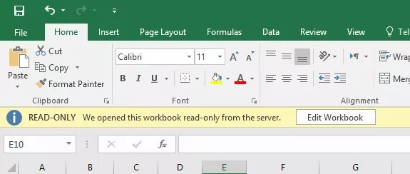 excel read only problems