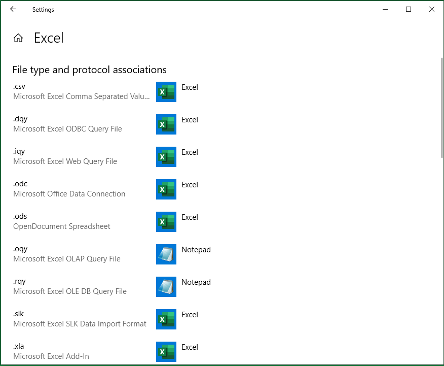 buscar todo el formato de archivo de Excel