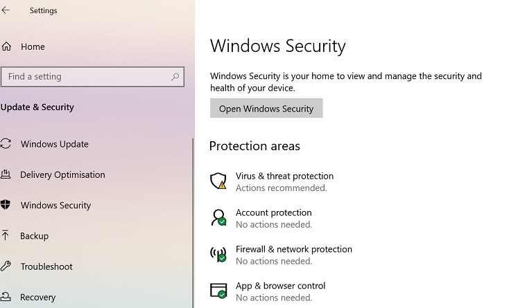 desativar firewall no windows