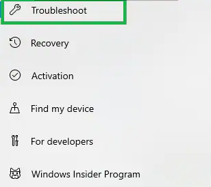 troubleshoot