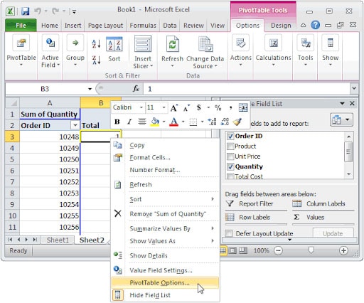 How To Fix A Pivot Table In Excel Infoupdate