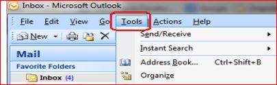 choose tool menu