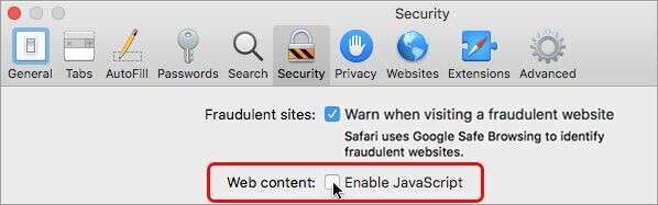 enable javascript