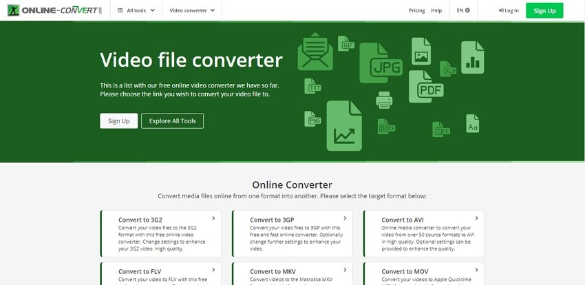 access online-convert video converter