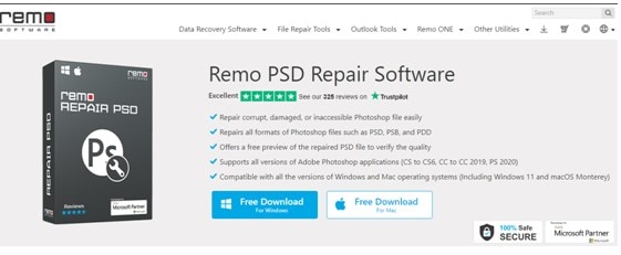 remo psd repair