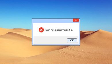 las fotos no se pueden abrir