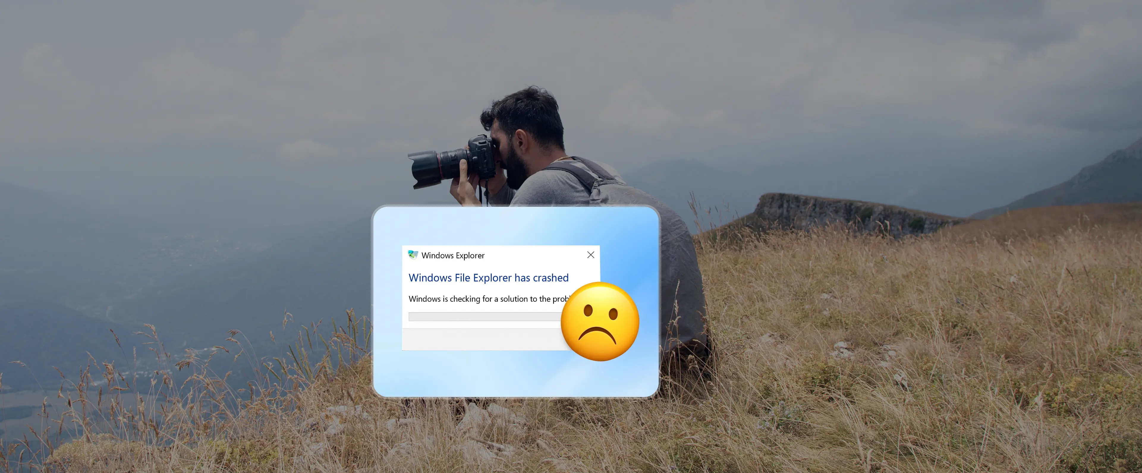 incompatible format or file system crash