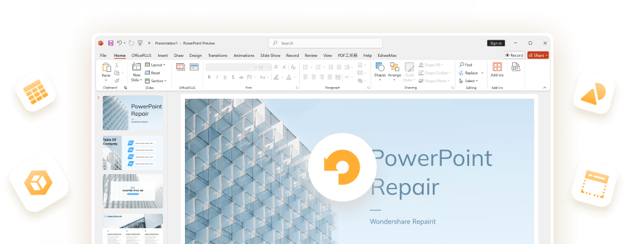 ppt repair bg
