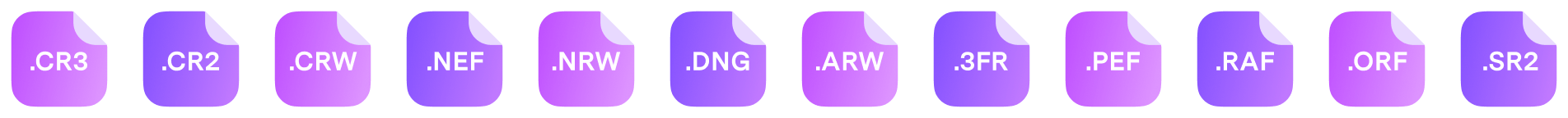 raw photo formats