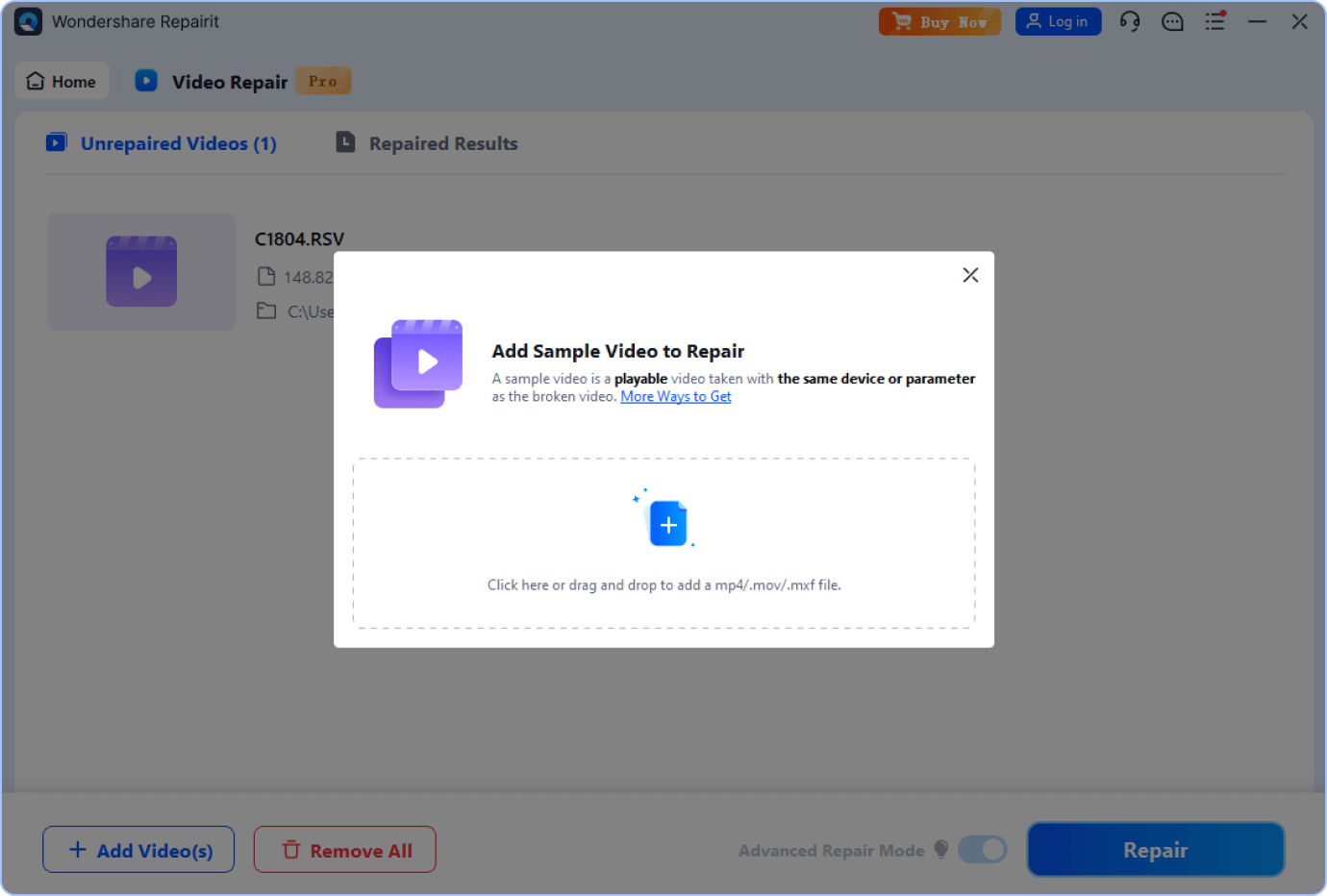 scan your device to recover files