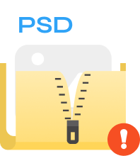 psd in zip file