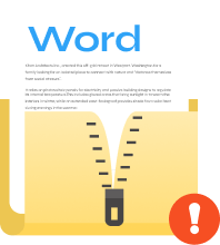 word in zip file