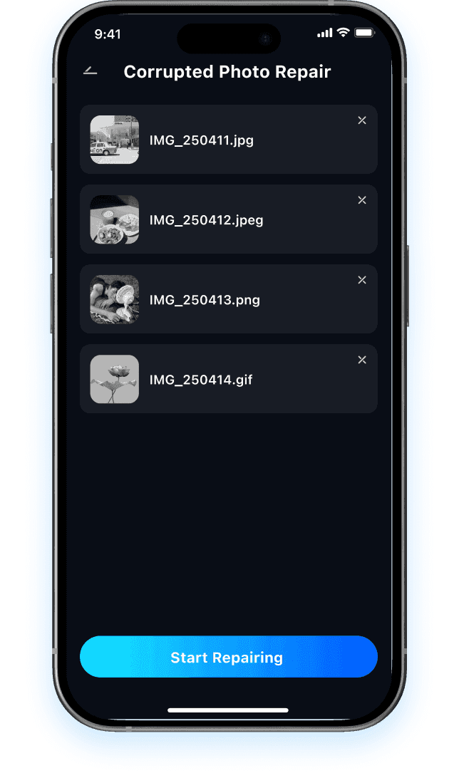 add photos into repairit