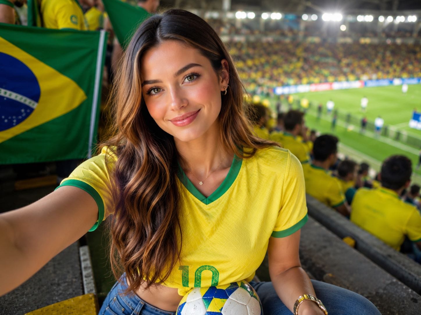 Put Me in a Football Jersey for a Match Day Selfie