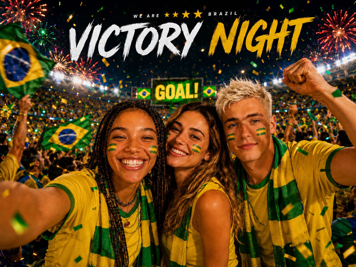 Make Group Fan Photo Posters for Victory Nights and Final Parties