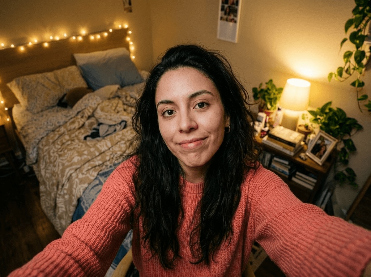 Improve Selfie Perspective When the Camera Position Feels Awkward