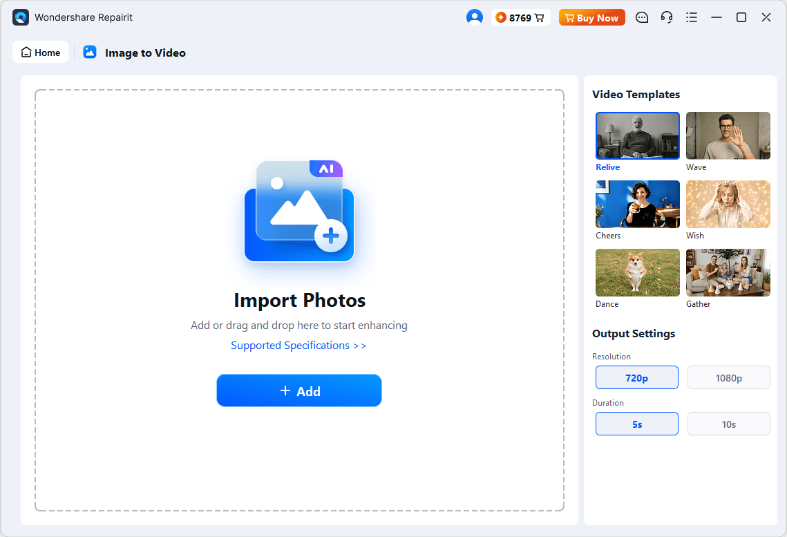 add image to image to video