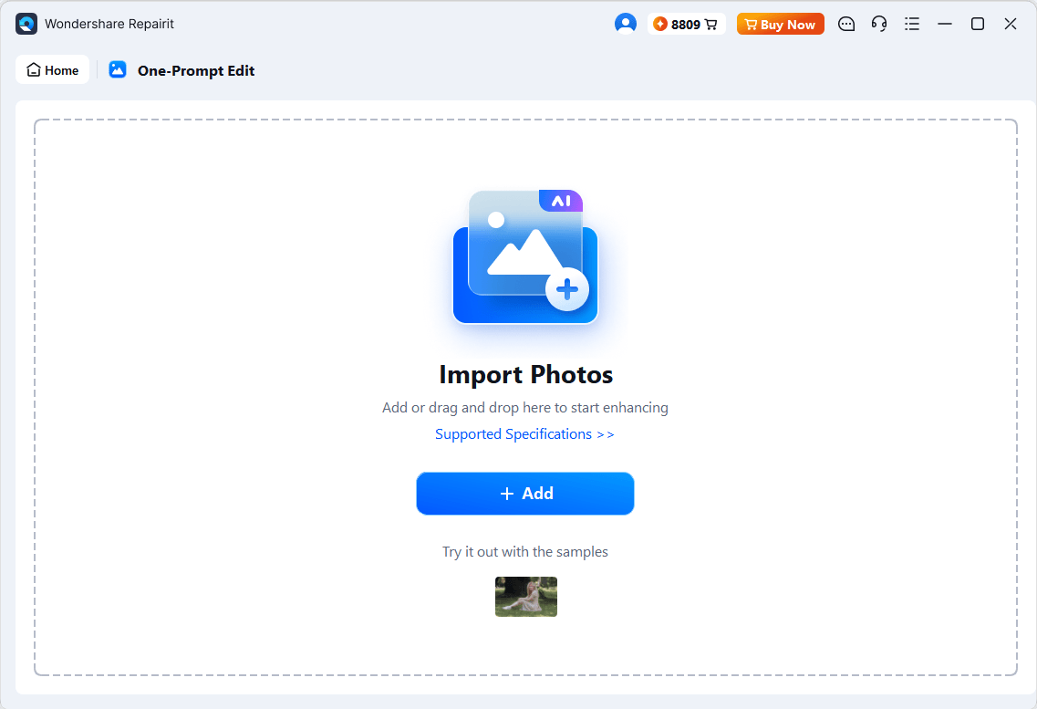 add image to one prompt edit