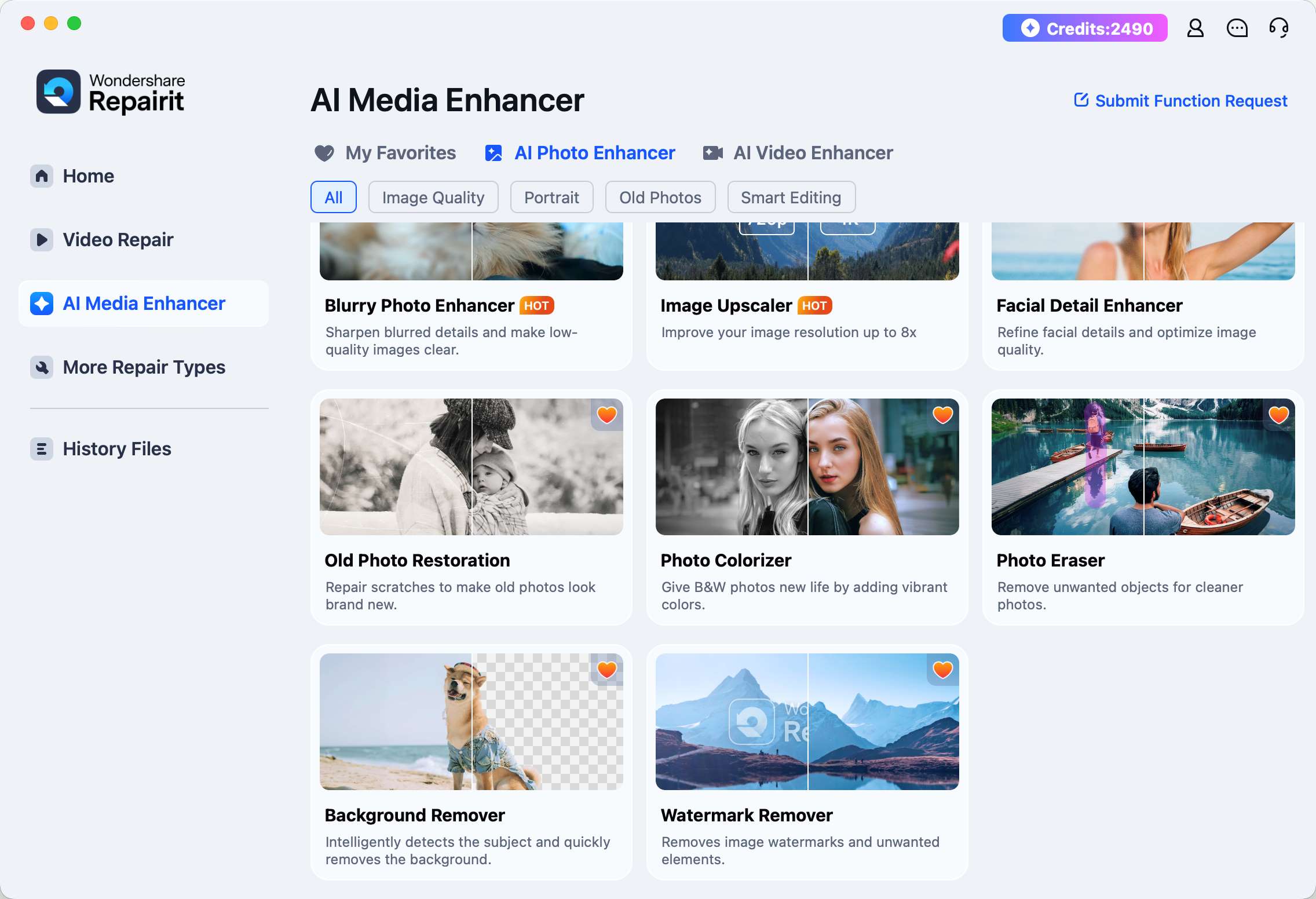 choose ai photo eraser on mac