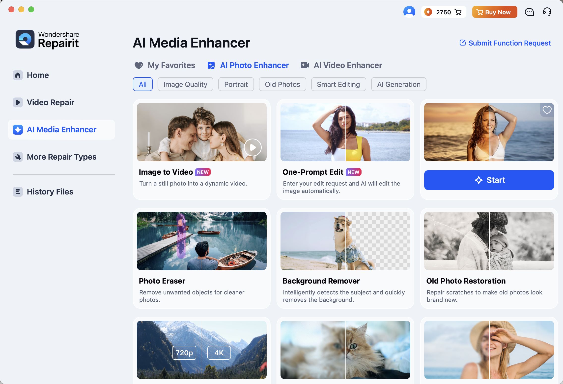 choose ai scene reconstruction on mac