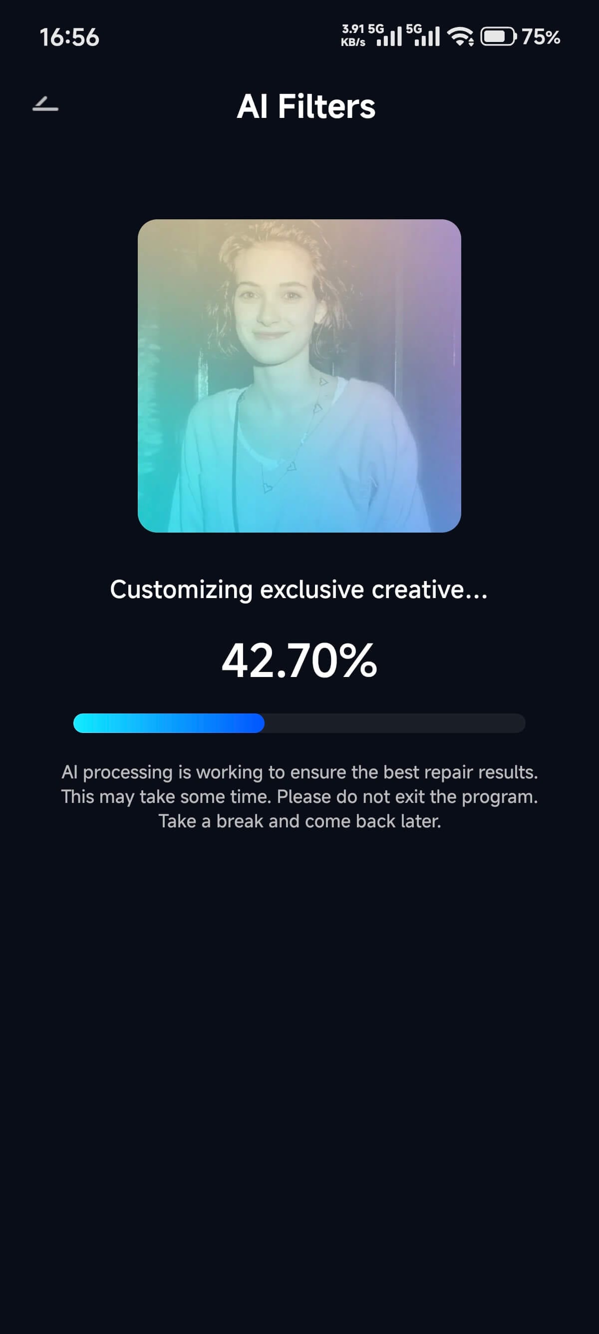 ai filter processing android