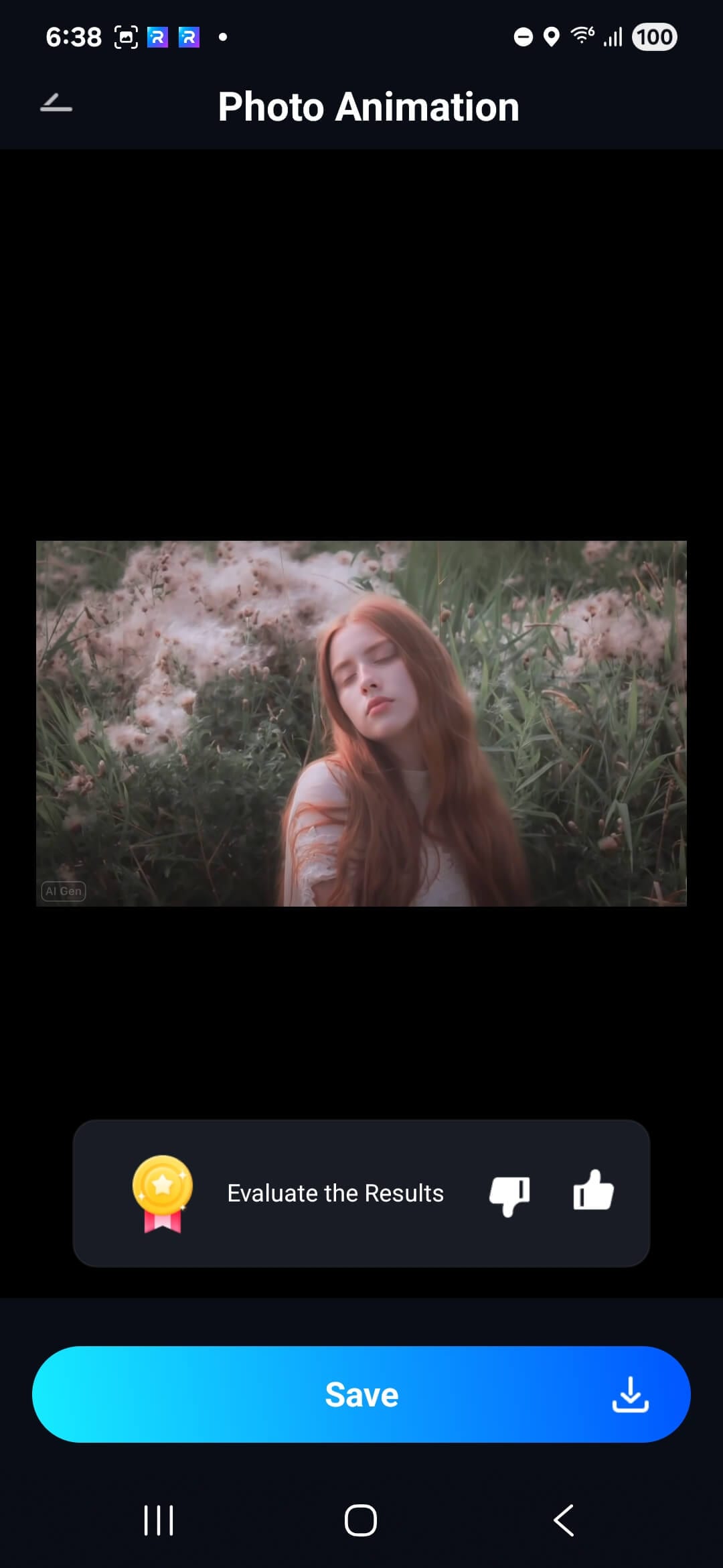 photo animation result android