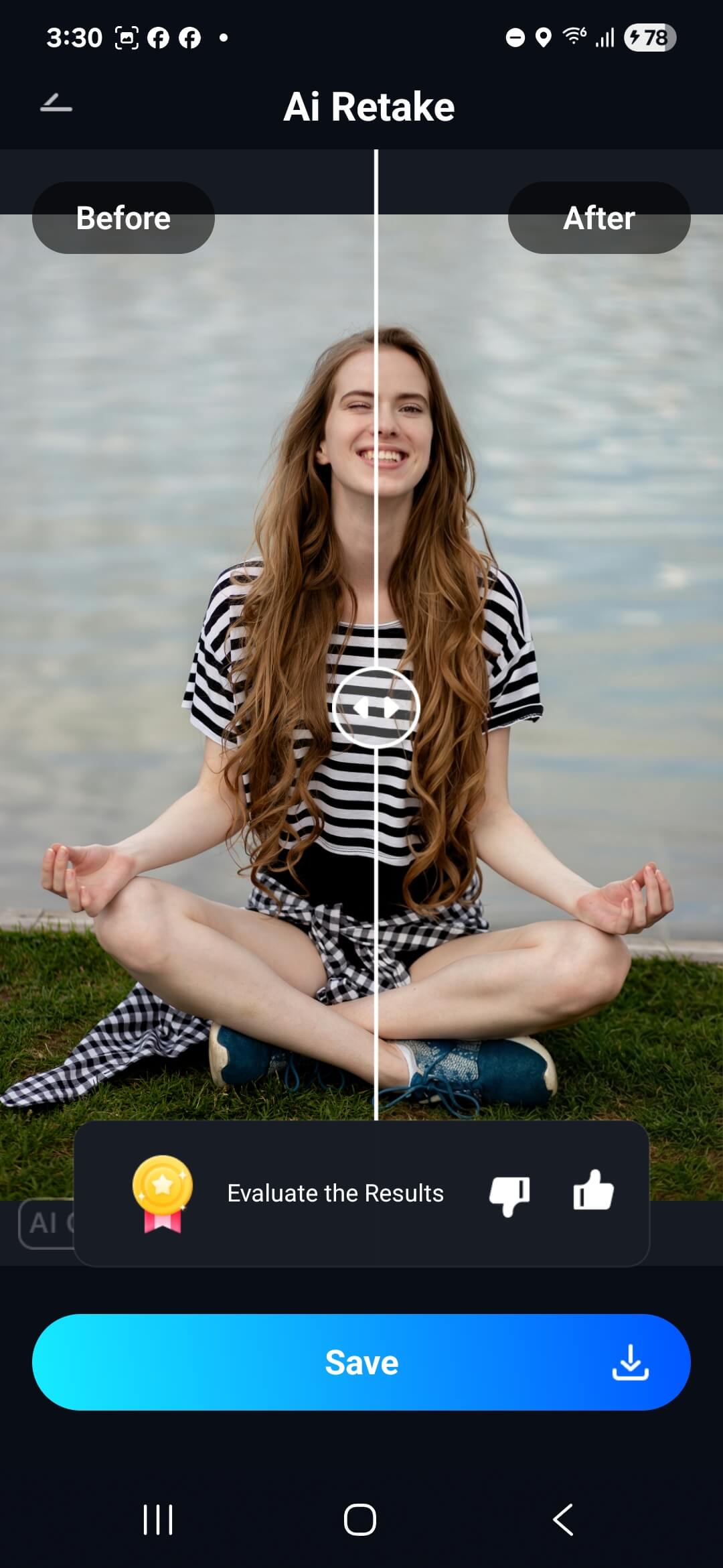 ai retake result android