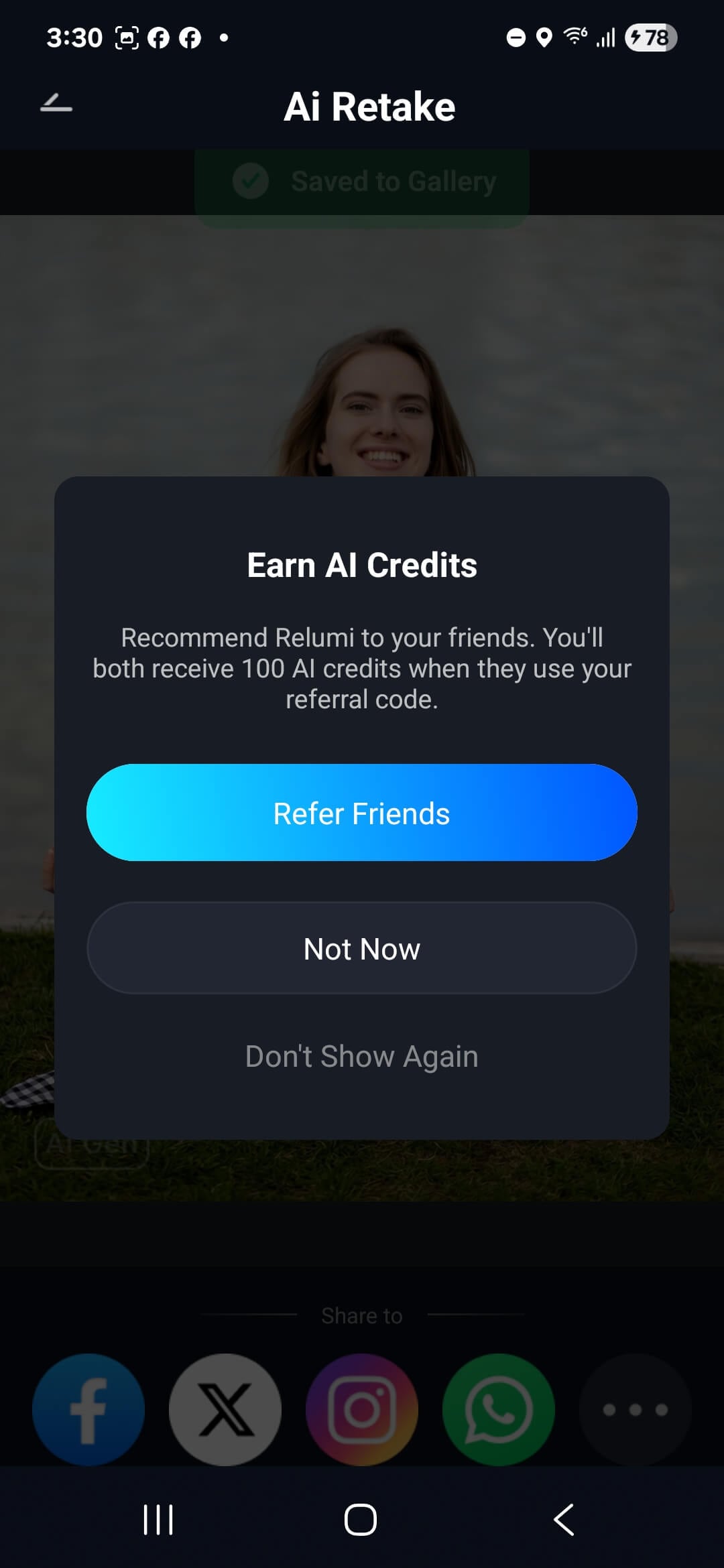 earn ai credits android