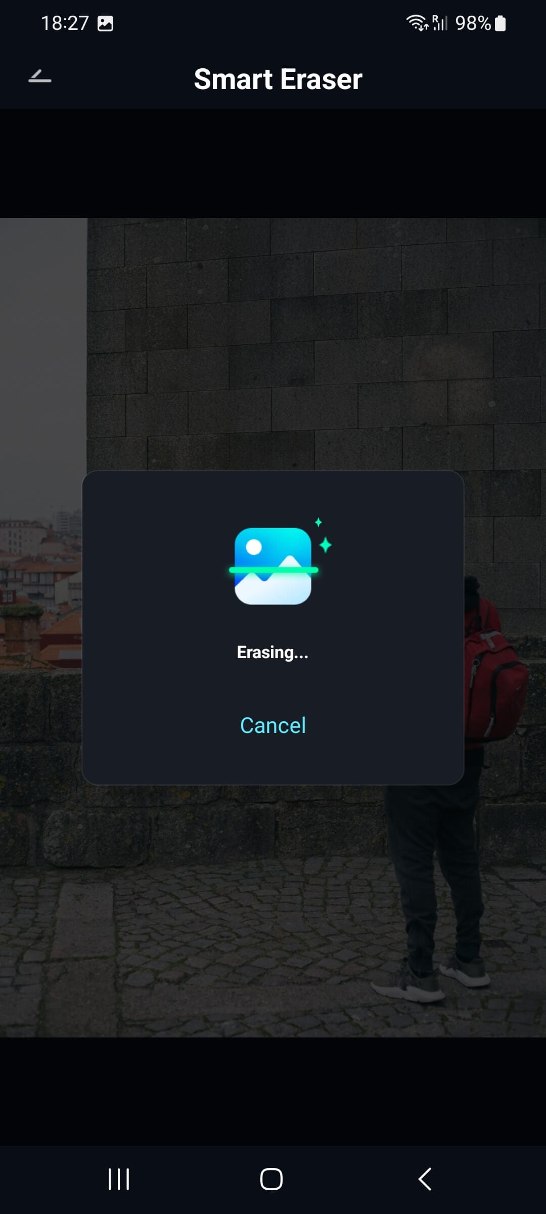 erasing