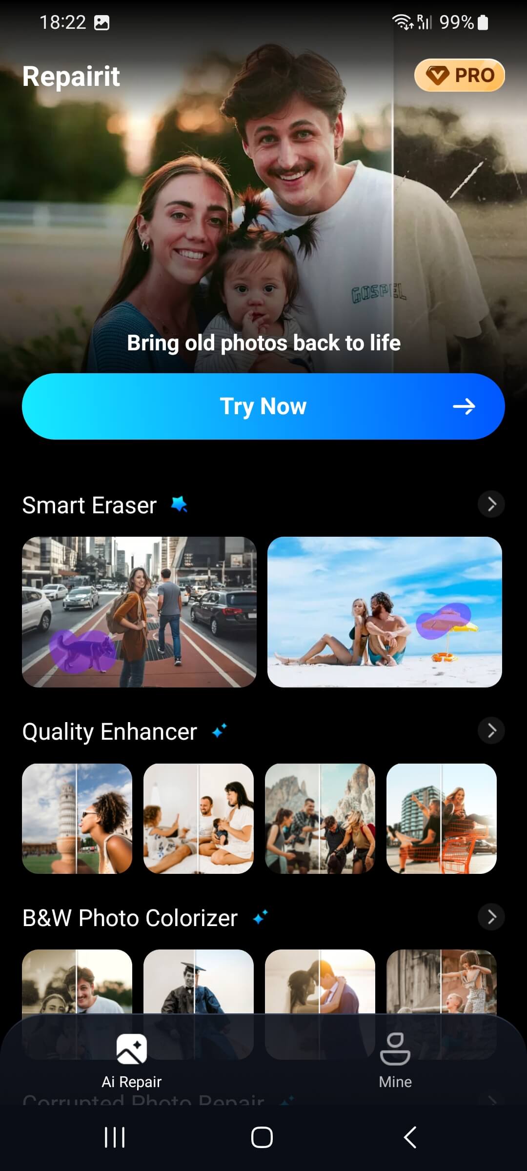 start page