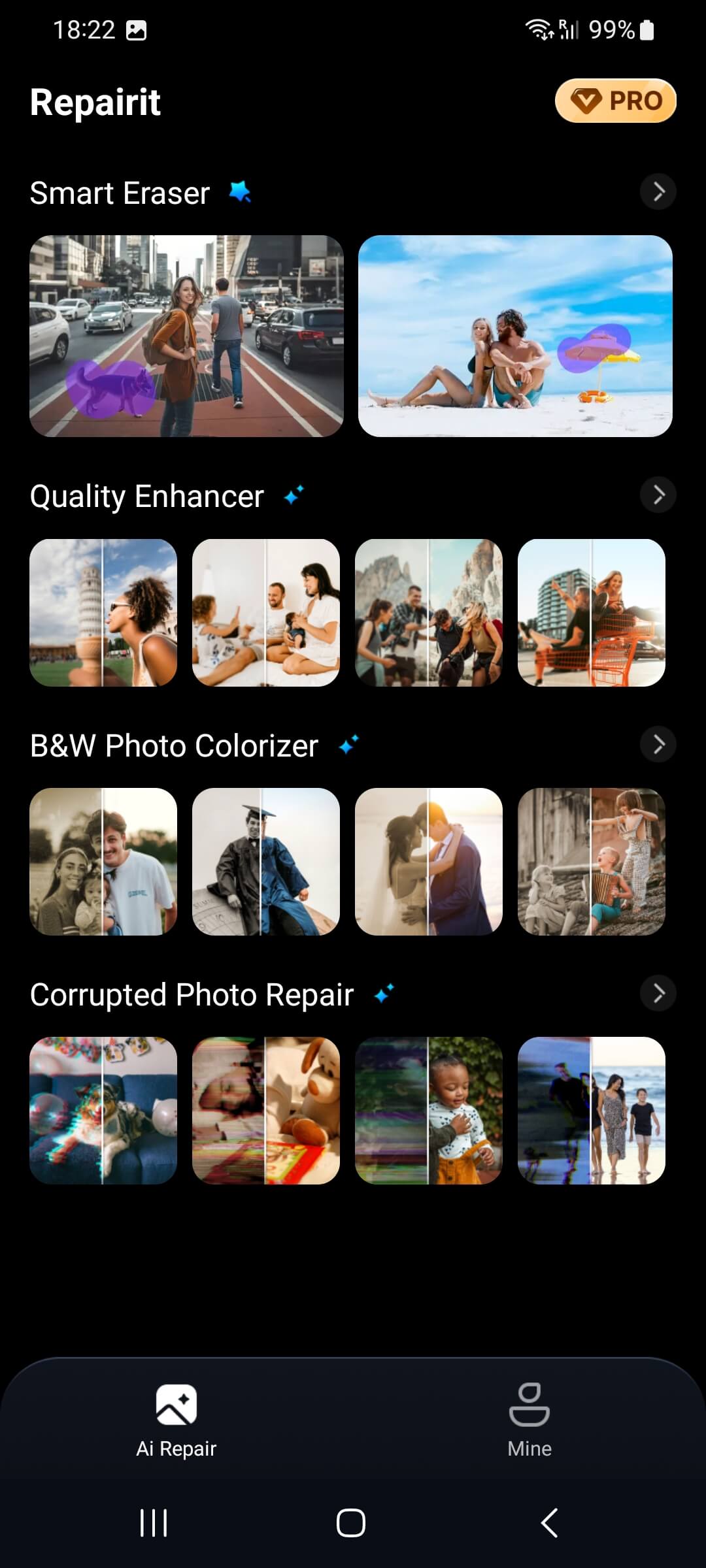 start page