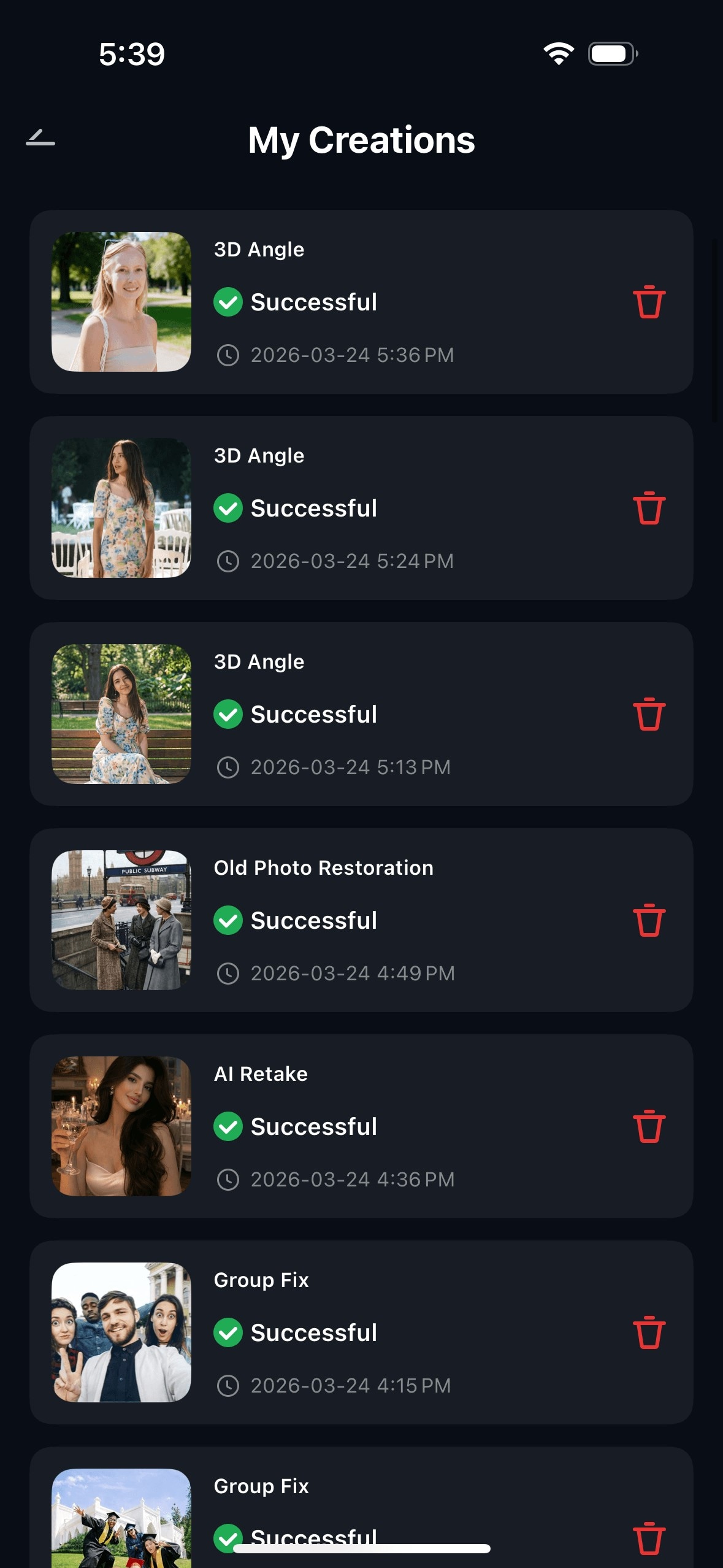 my creations 3d angle retake ios