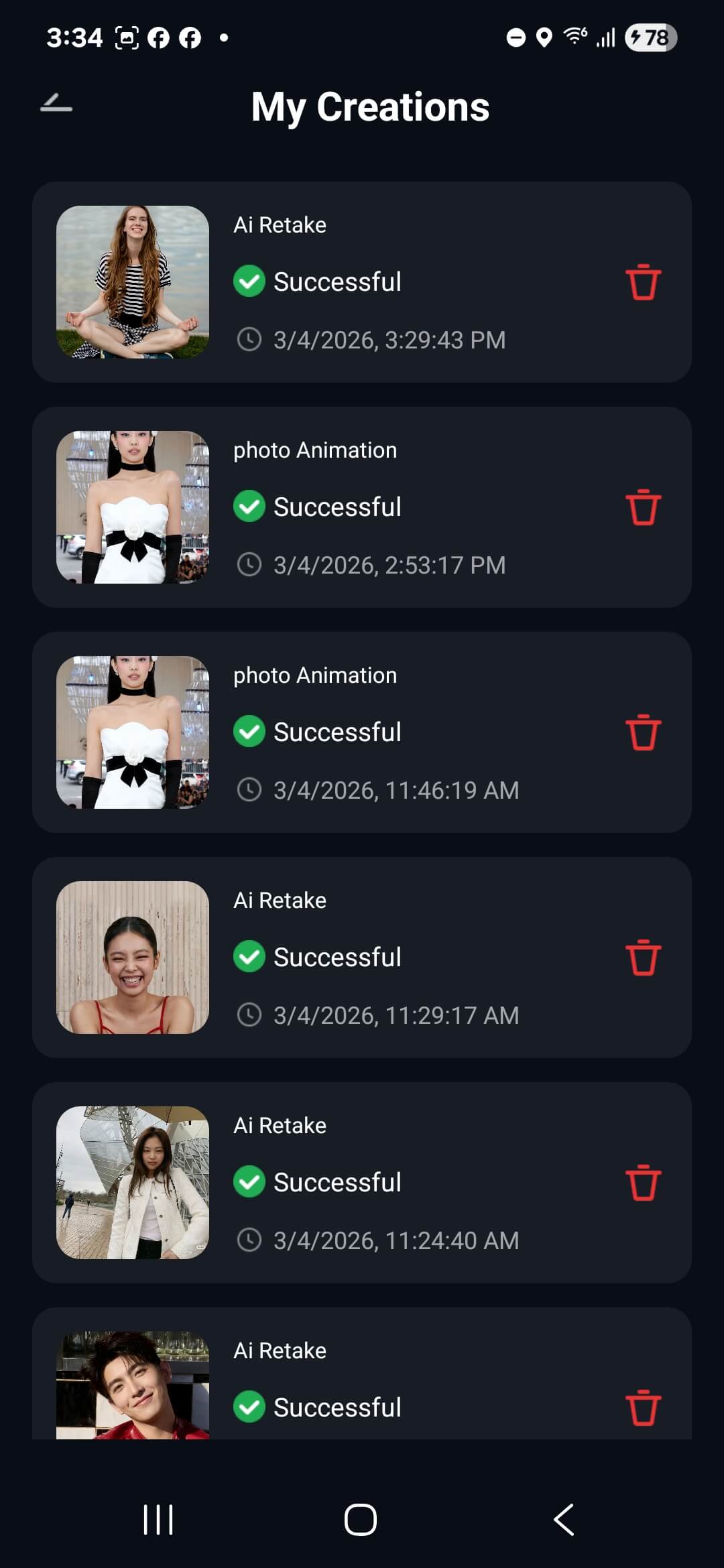 my creations android