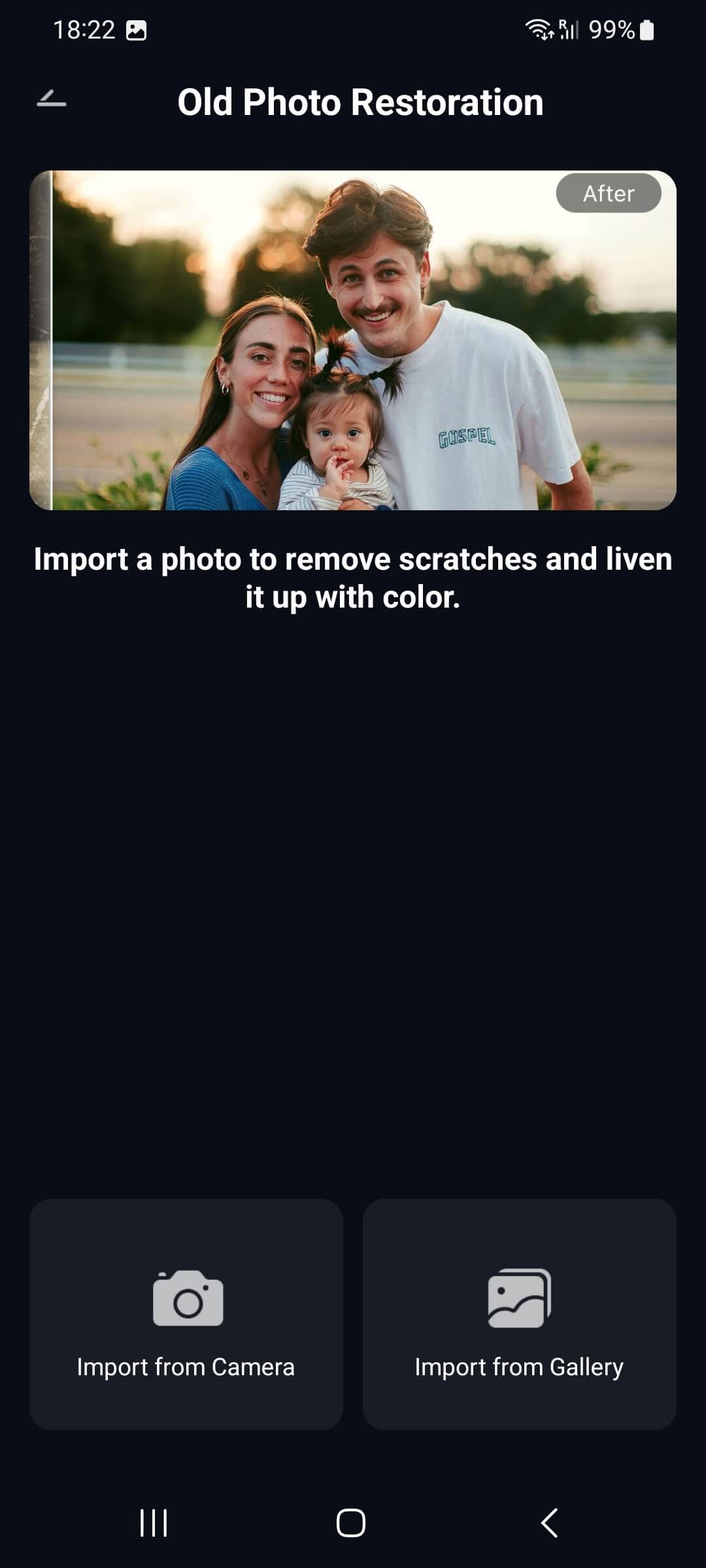 old photo restoration