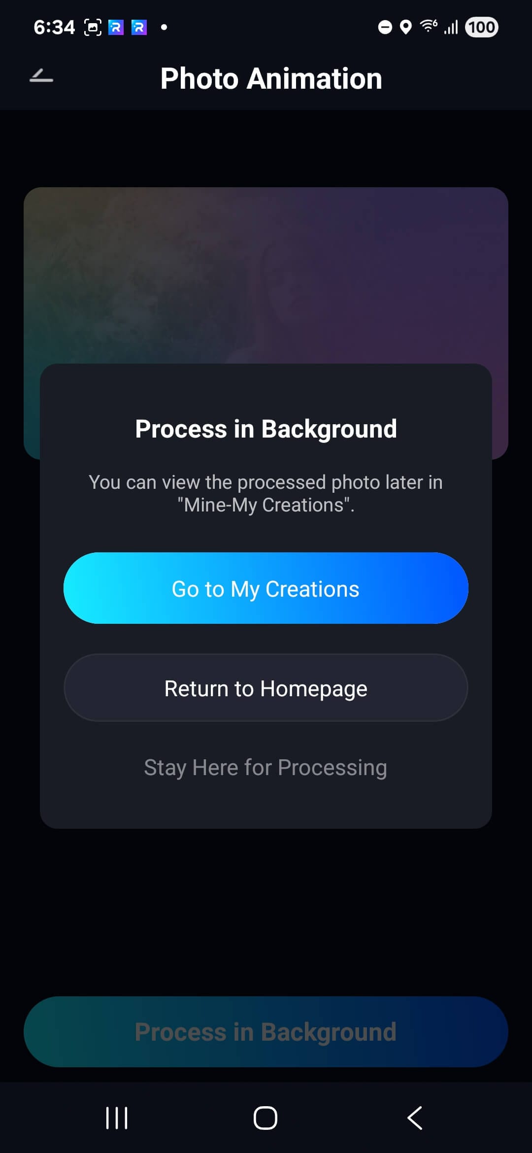 photo animation processing android