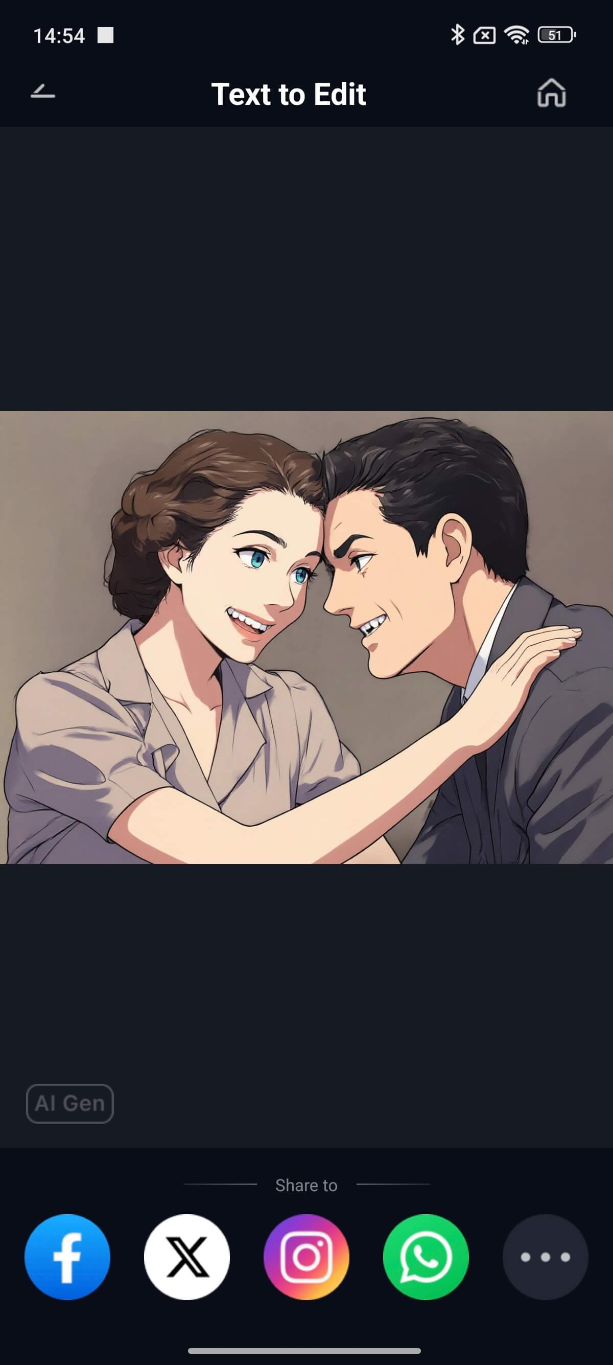 save ai generated photo android