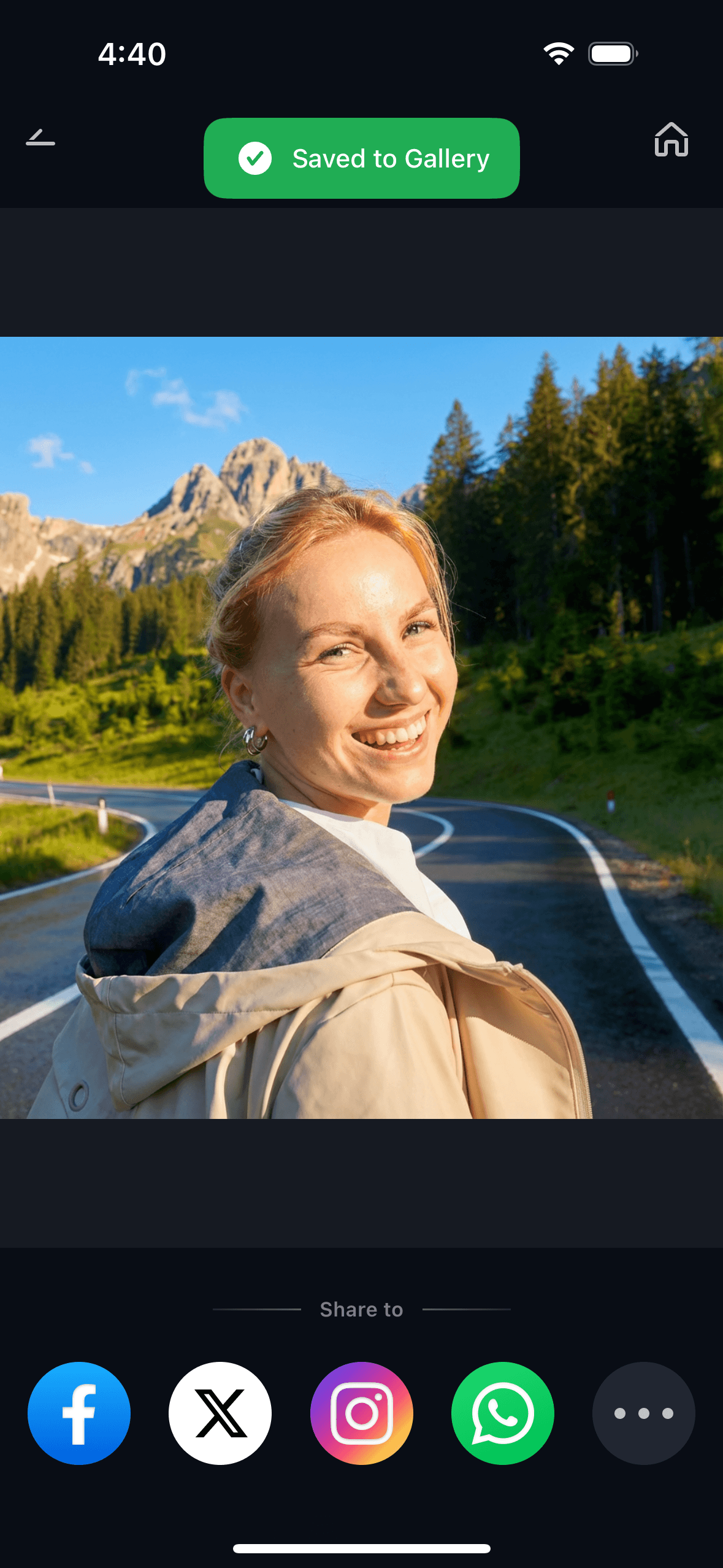 save scene retake photo ios