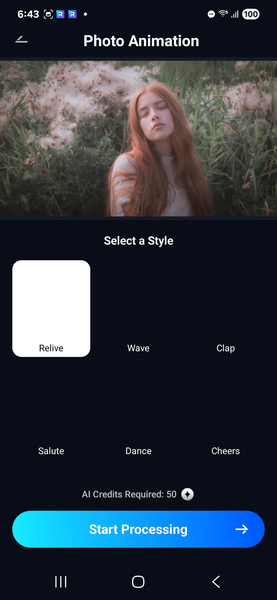 select photo to animate android