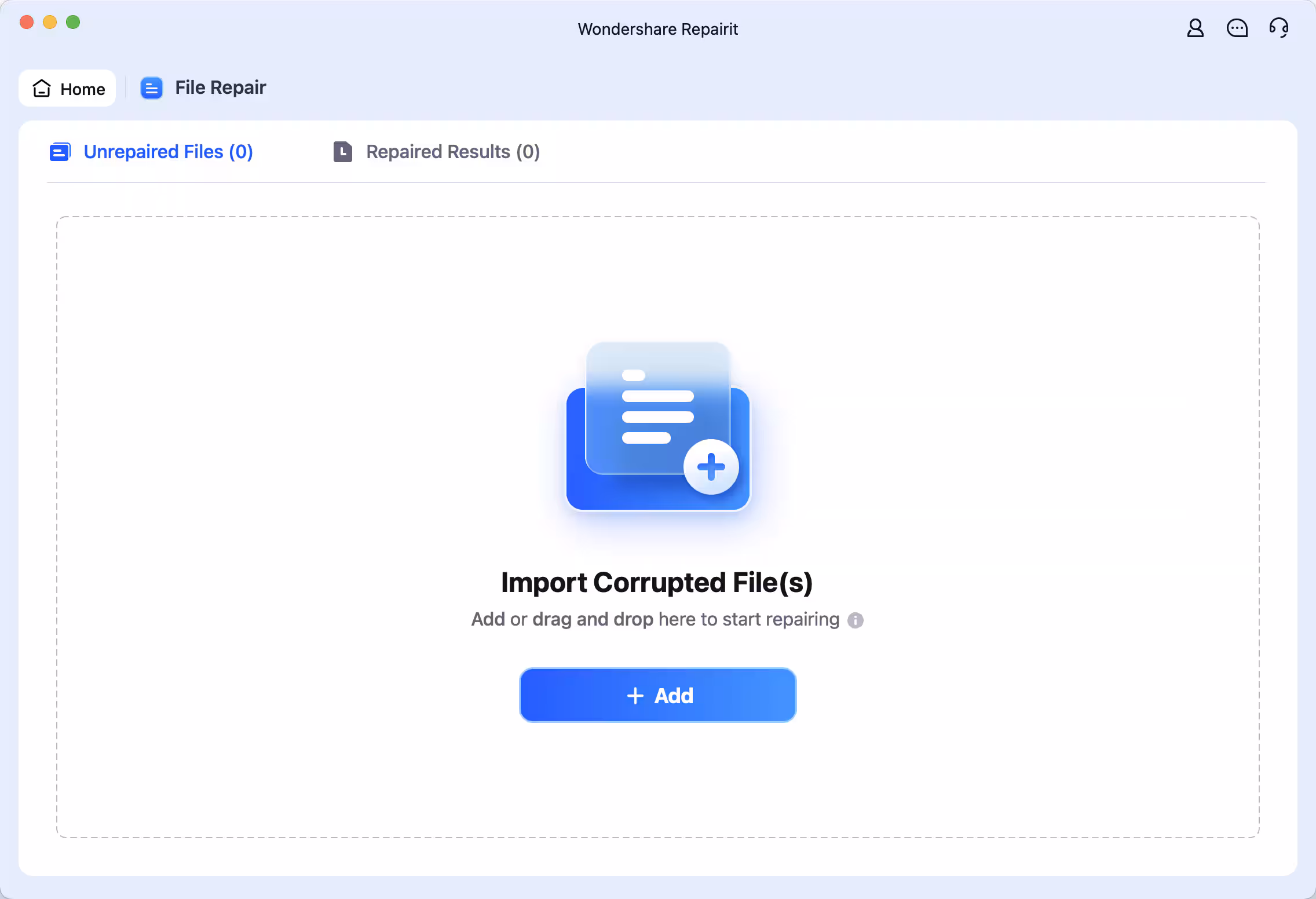 repairit add key file